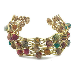 Anju Bracelet, adjustable, Brass