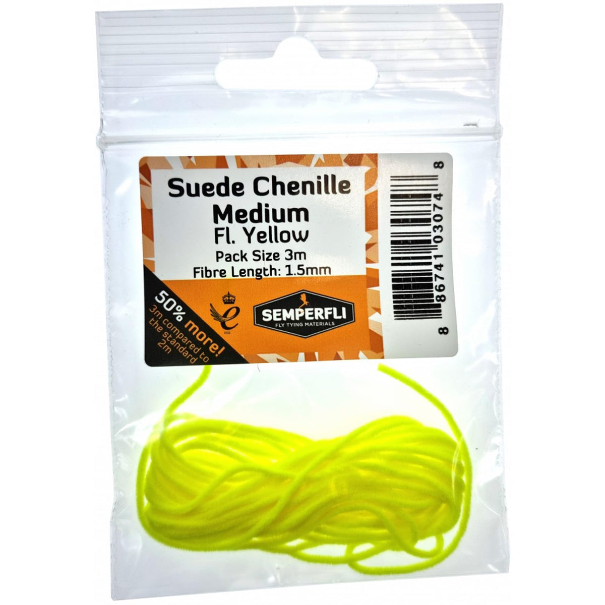 Semperfli Yarn, 1.5mm, FL Yellow