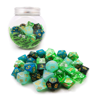 BESCON DICE Game Dice, 16mm, Emeralds Set