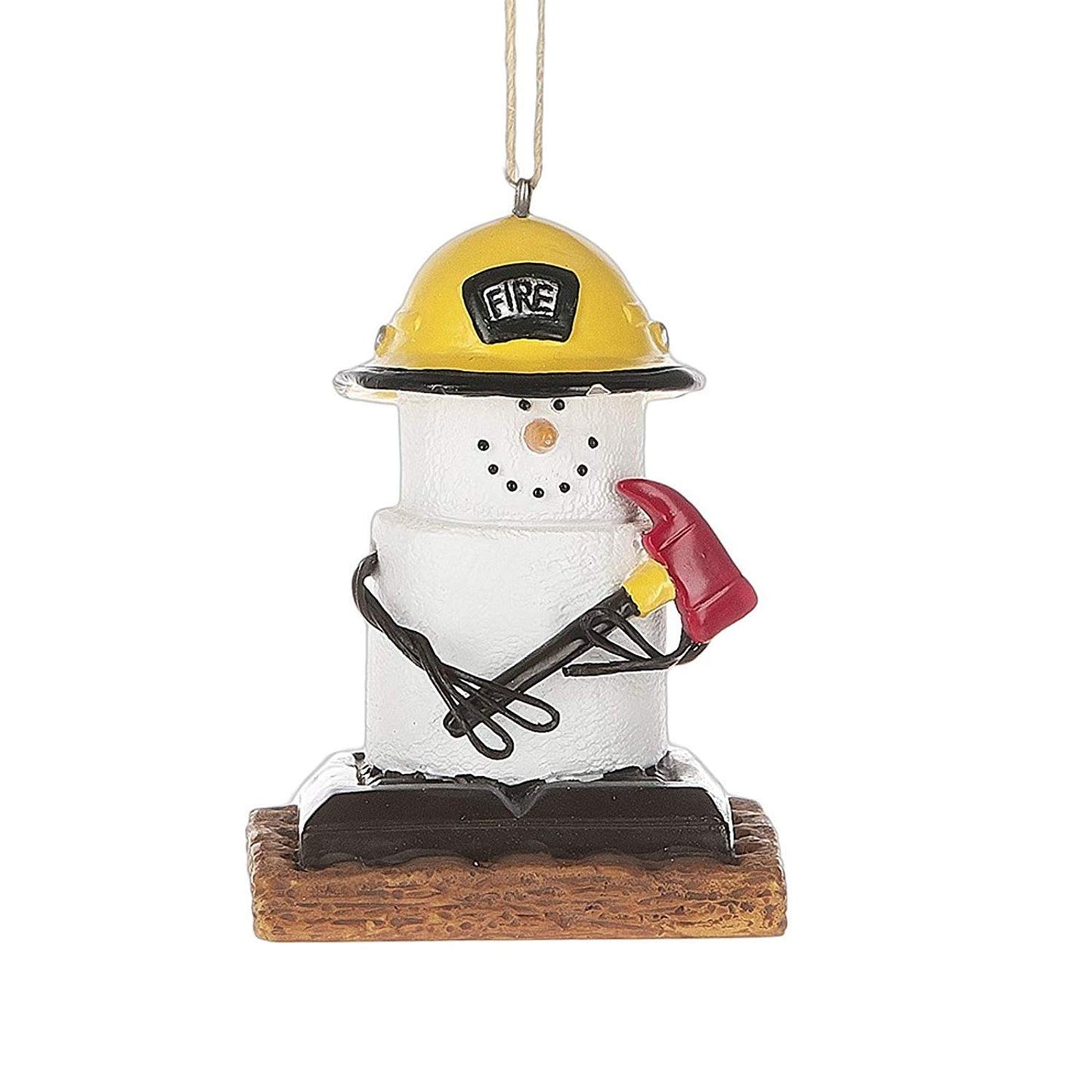 Ganz S'Mores Fireman Christmas/ Everyday Ornament