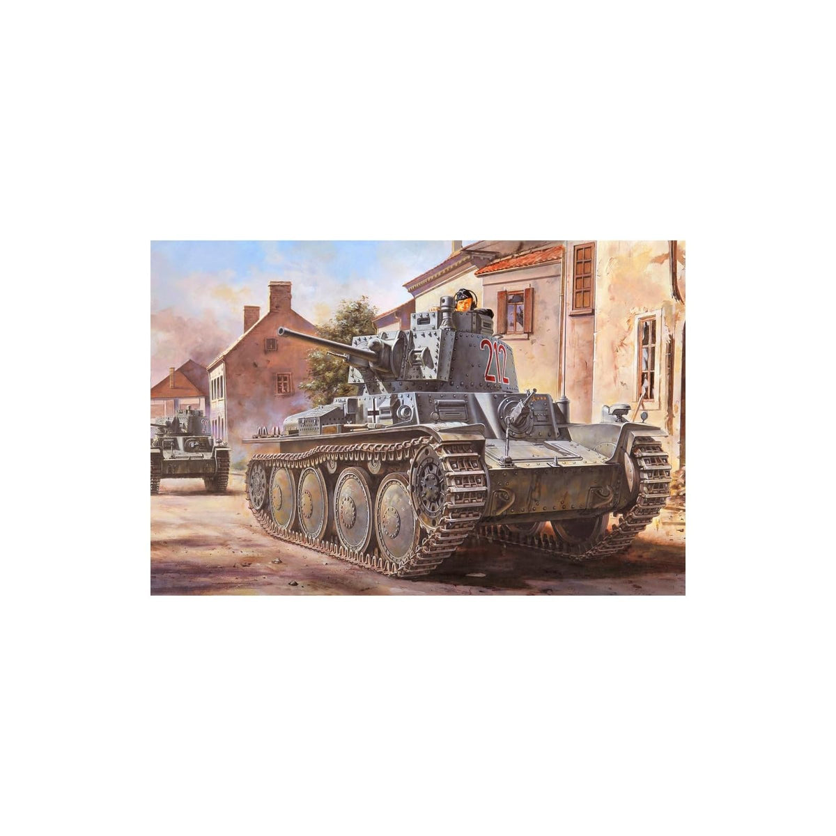 Hobby Boss Art Craft Kit, Small, German 38t Tank B With Interior