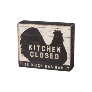 Primitives by Kathy Decorative Signage, 6 x 5 x 1.75 inches, Black