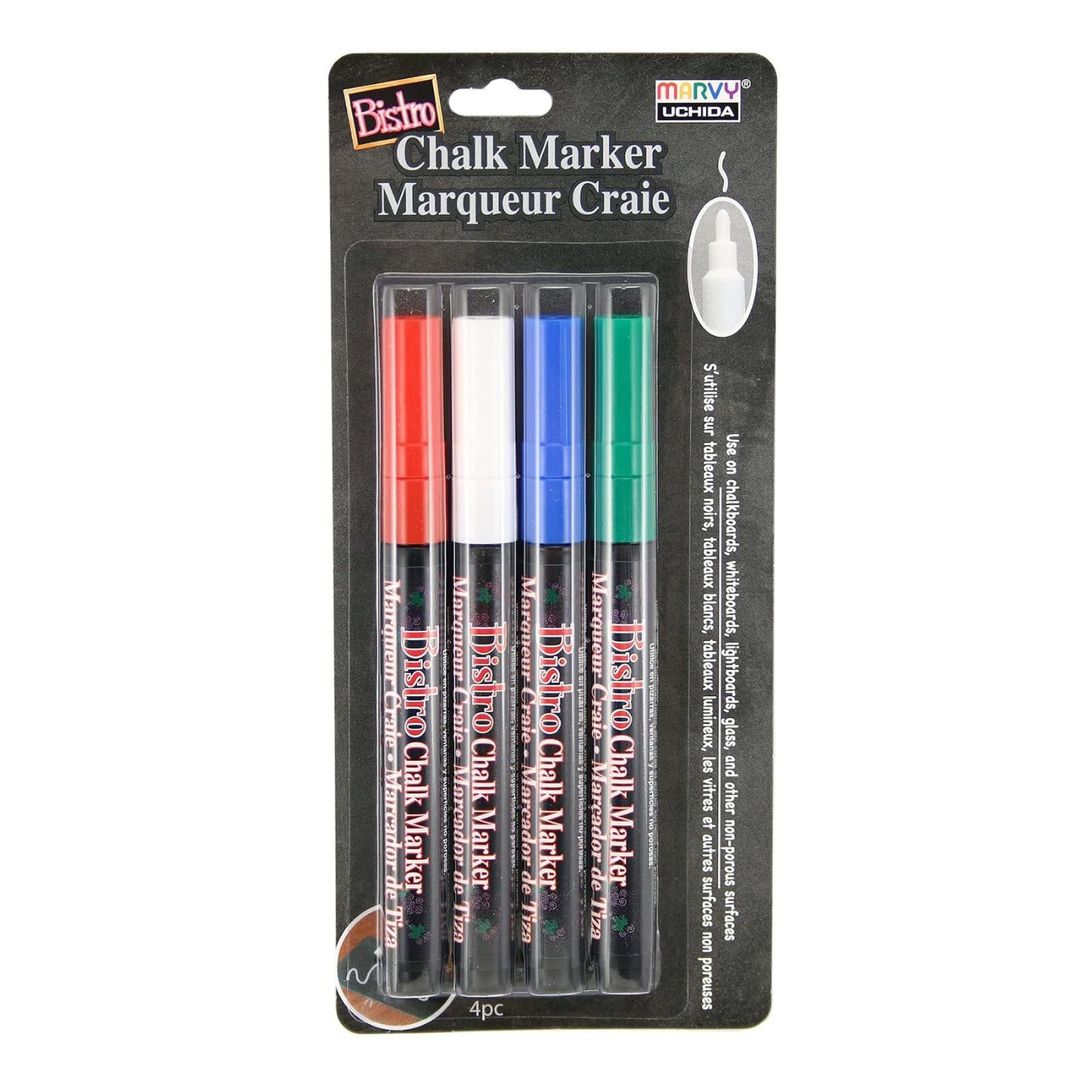 Uchida 482-4E Mkr Fine Set E 4pc Chalk Maker
