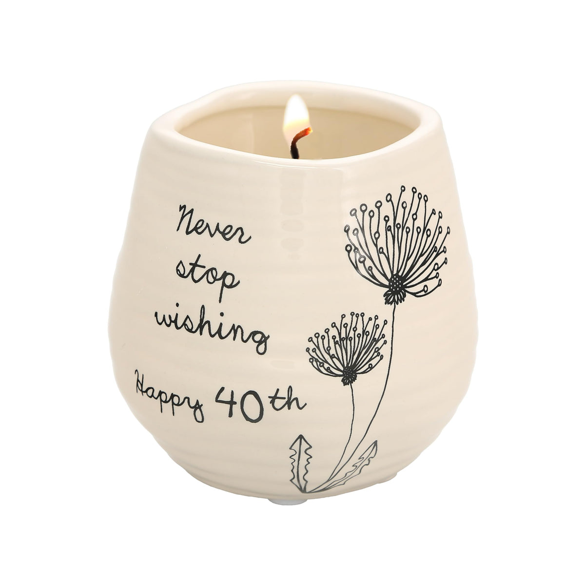 Pavilion Gift Company Candle, 8 oz - 3.5 Inch Tall, Yellow