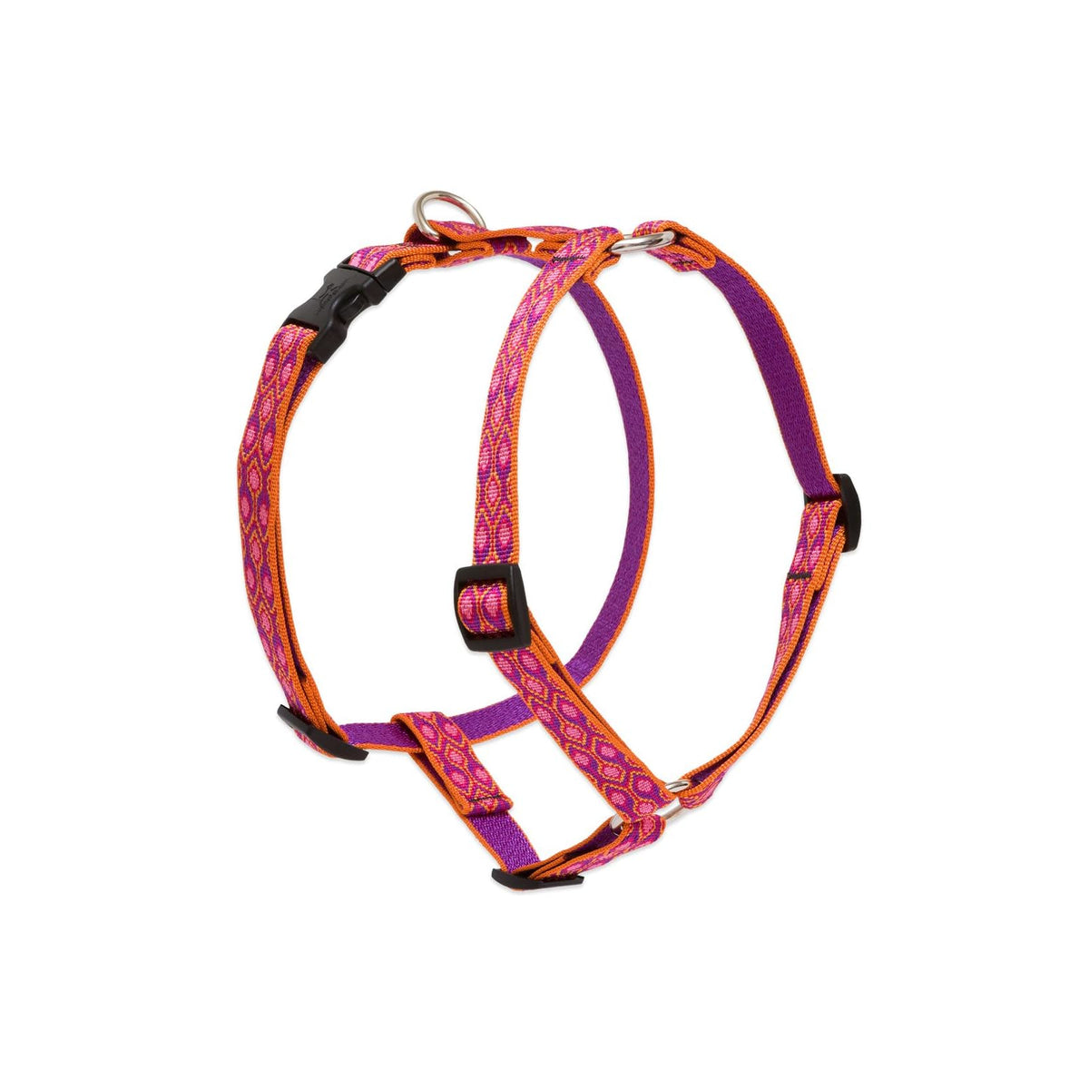 LupinePet Animal Harness, 3/4"W; 20-32" Girth, Pink, Purple