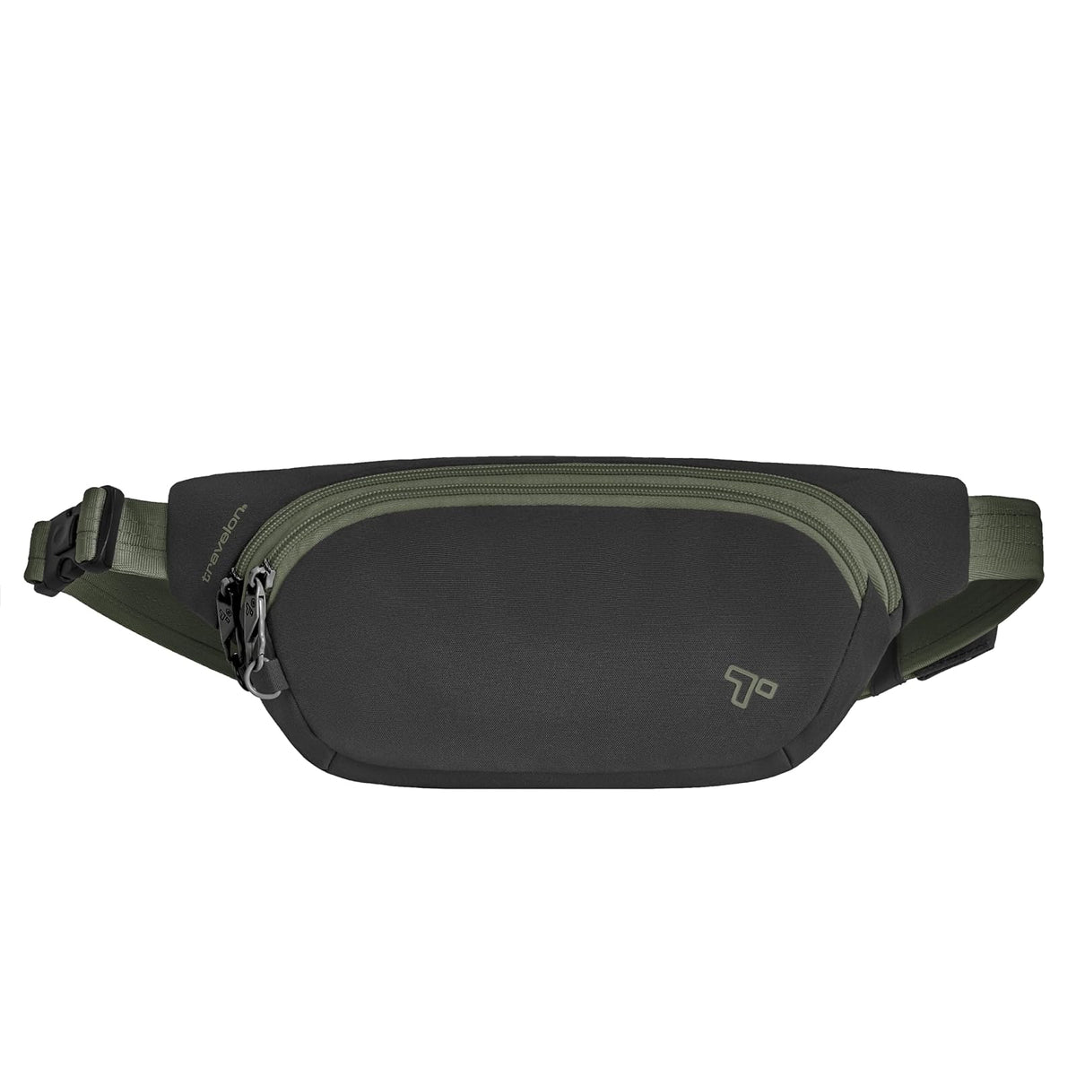 Travelon Waist Pack, 11"W x 6"H x 2.5"D, Black