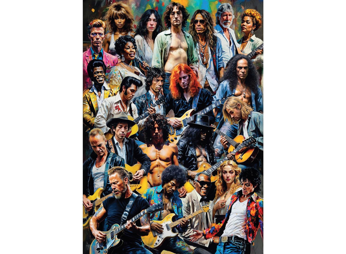Anatolian Puzzles, 1500 pieces, 33.5x23.6 inches, Rock Stars