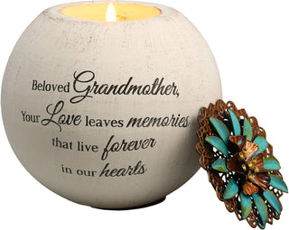 Pavilion Gift Company Candle Holder, 4 Inch, Beige