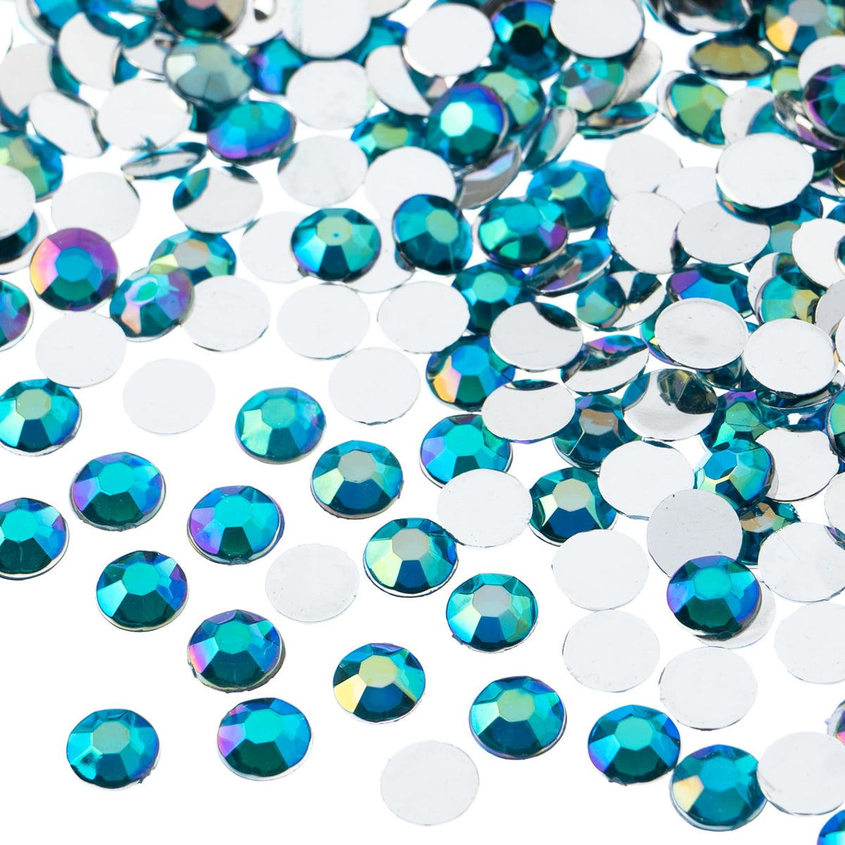 John Bead Craft Bead, 6mm (SS28), Turquoise AB
