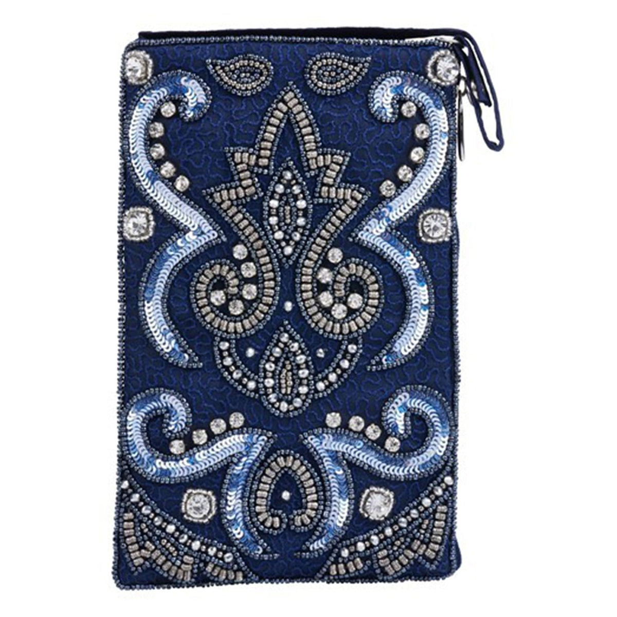 Bamboo Trading Handbag, 4.5"W x 7.5"H, Blue