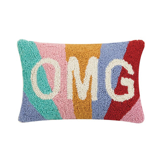 Peking Handicraft Pillow, 12x8 inches, Multicolor