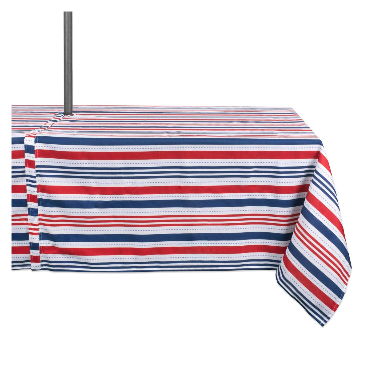 DII Tablecloth, 84" x 60" (Rectangular), Red, White, & Blue