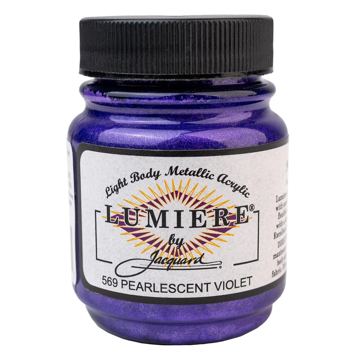Jacquard Paint, 2.25 Fl Oz (Pack of 1), Pearlescent Violet