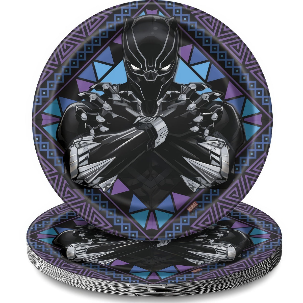 Unique Dishware Plate, 9", Multicolor