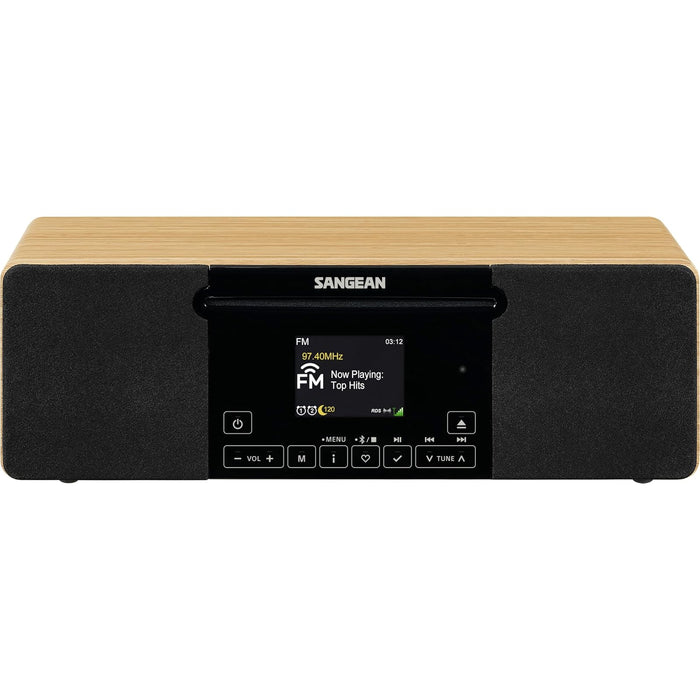Sangean Radio, Natural Maple, Modern