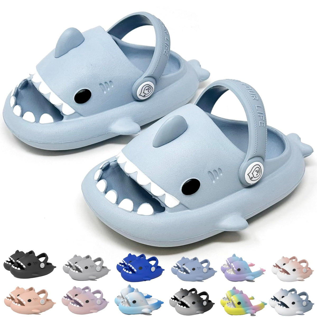allgala Sandal, 9-10 Little Kid, Light Blue