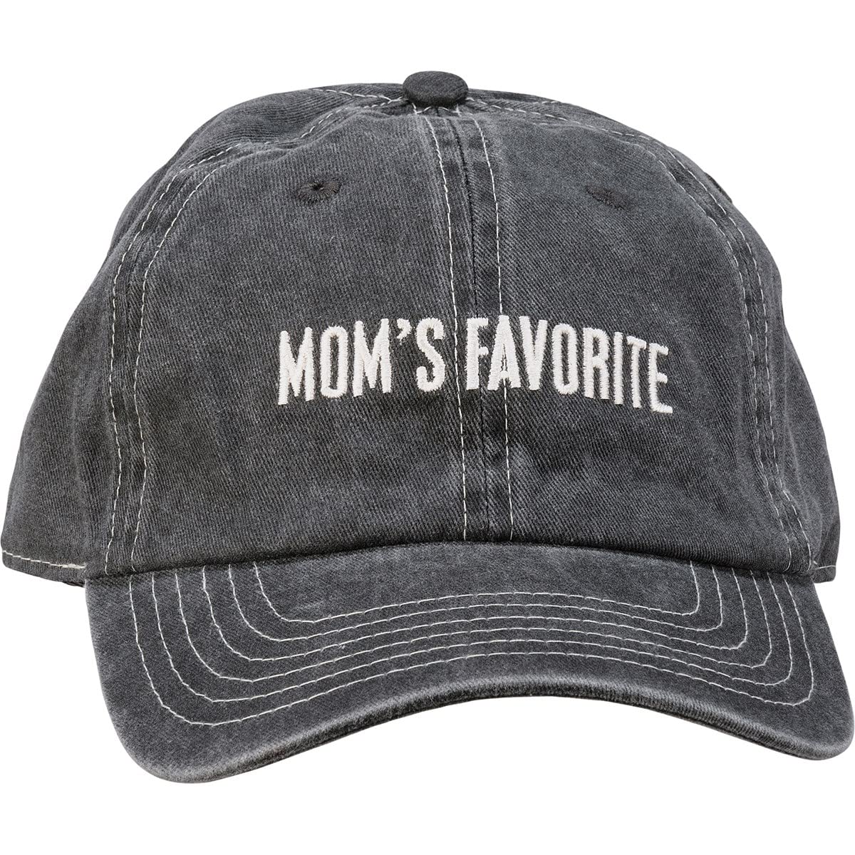 Primitives by Kathy 112916 Mom's Favorite Baseball Cap Black