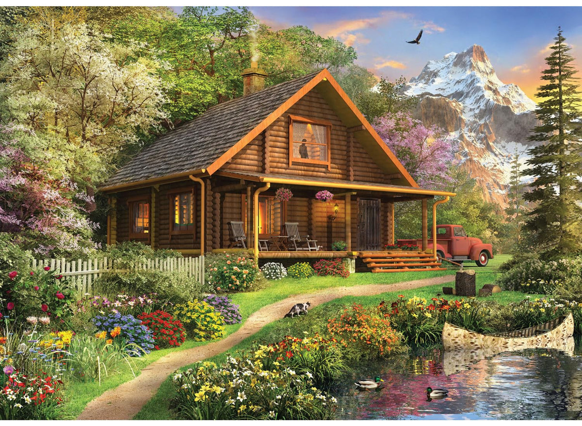 Anatolian Puzzles, 33.5x23.6 inches (85x60 cm), Log Cabin Home