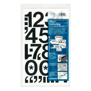Chartpak Signage, 2 Inches High, Black