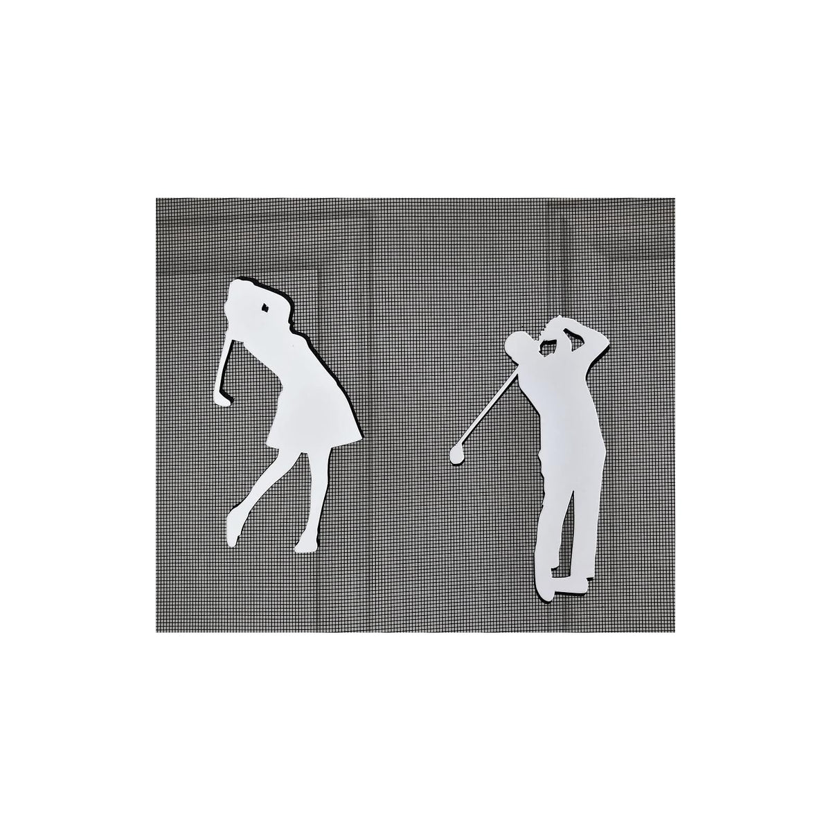 DCentral Decorative Magnet, 5.5" x 3", White