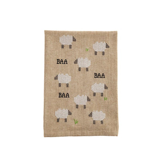 Mud Pie Towel, 14" x 21", Sheep