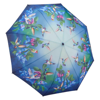 Galleria Enterprises Umbrella, 41 inches, Bluebells/Humming Birds