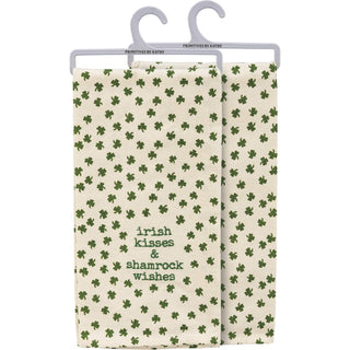 Primitives By Kathy Towel, 20 inches x 26 inches, White/Green