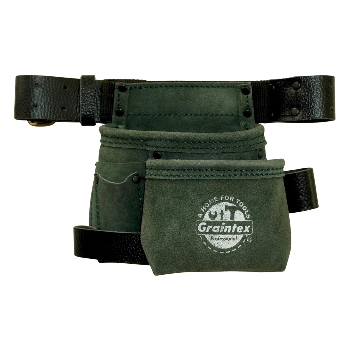 Graintex Tool Belt, 18"-32", Hunter Green