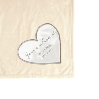 Pavilion Gift Company Blanket, 50" x 60" inches, Cream