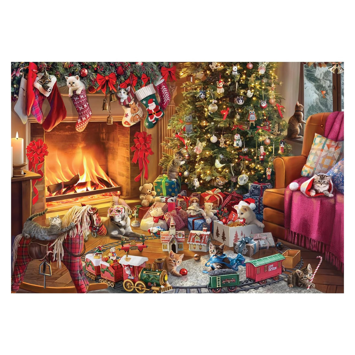 Anatolian Puzzles, 19x13 inches, Christmas Morning