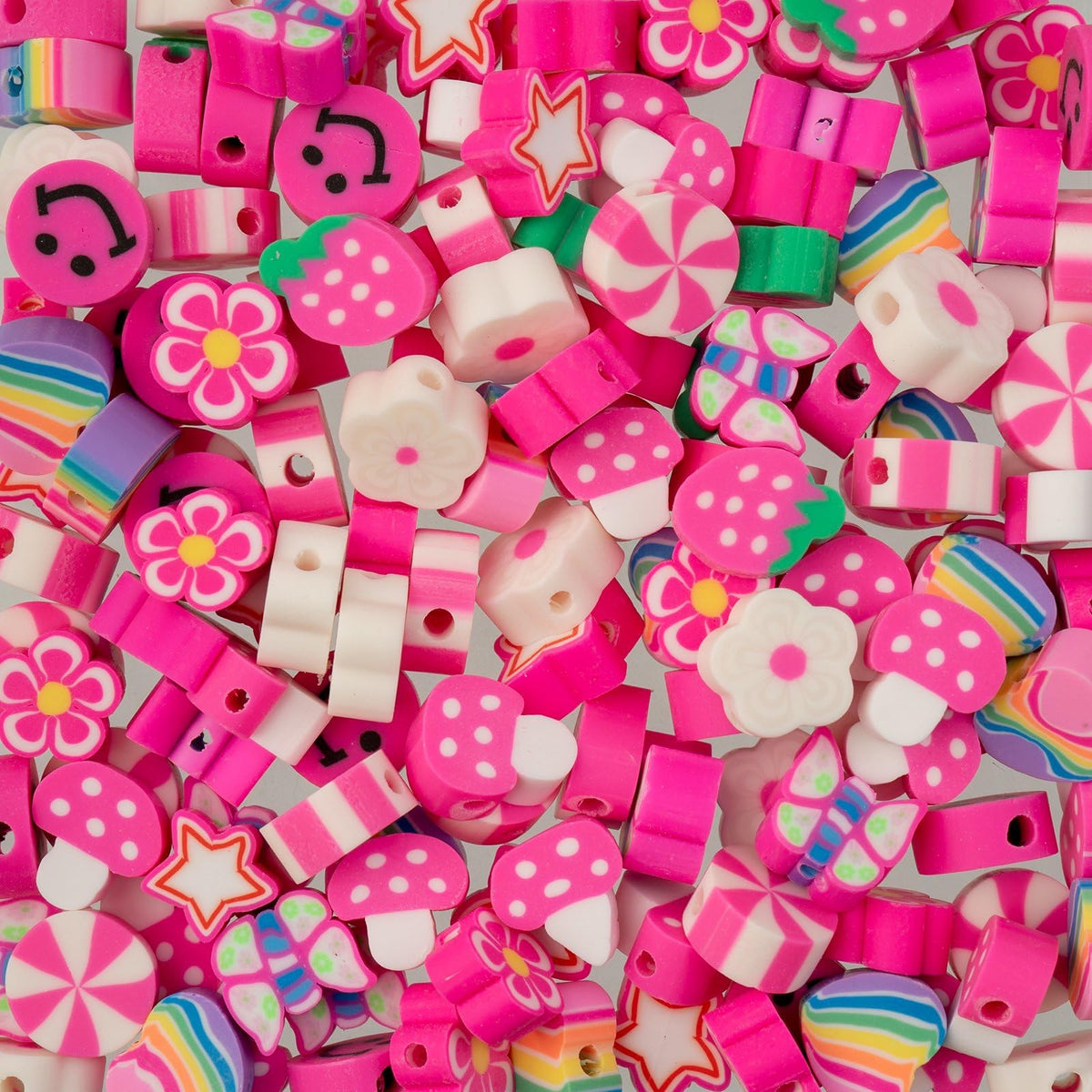 John Bead Craft Bead, 1mm, Pink