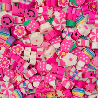 John Bead Craft Bead, 1mm, Pink