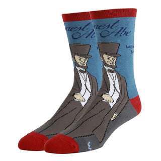 Men's Novelty Crew Socks, Oooh Yeah Funny Socks, Crazy Socks, Trump, Biden, Obama, Michelle, Ruth Bader Ginsburg (Honest Aba)