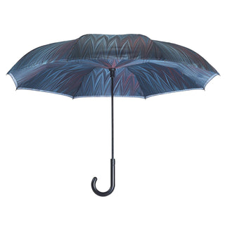 Galleria Enterprises Umbrella, Midnight Marbling, Modern