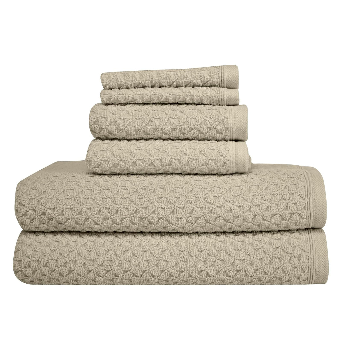Towels Beyond Towel, 6-Piece Towel Set, Ivory