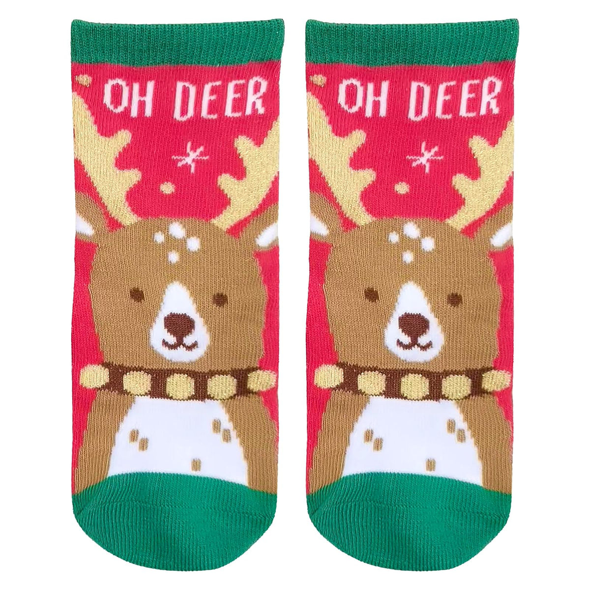 Stephen Joseph Socks, Reindeer, Crew Socks