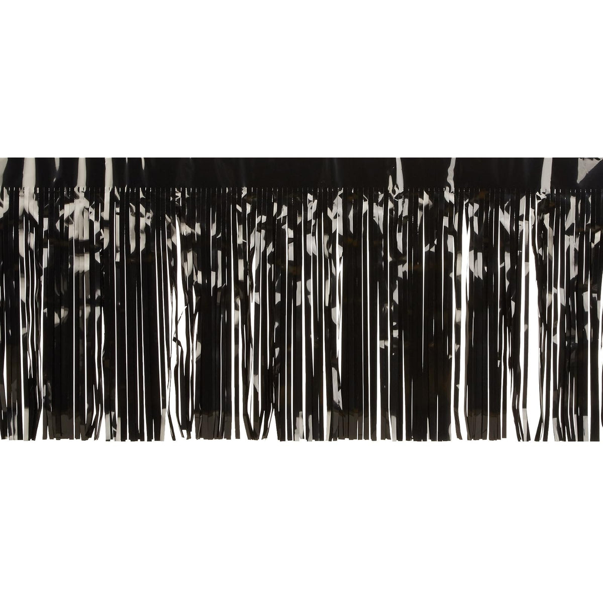 Beistle Decorative Ribbon Trim, 15" x 10', Black