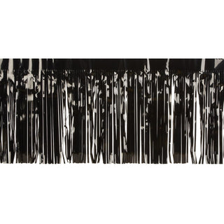 Beistle Decorative Ribbon Trim, 15" x 10', Black