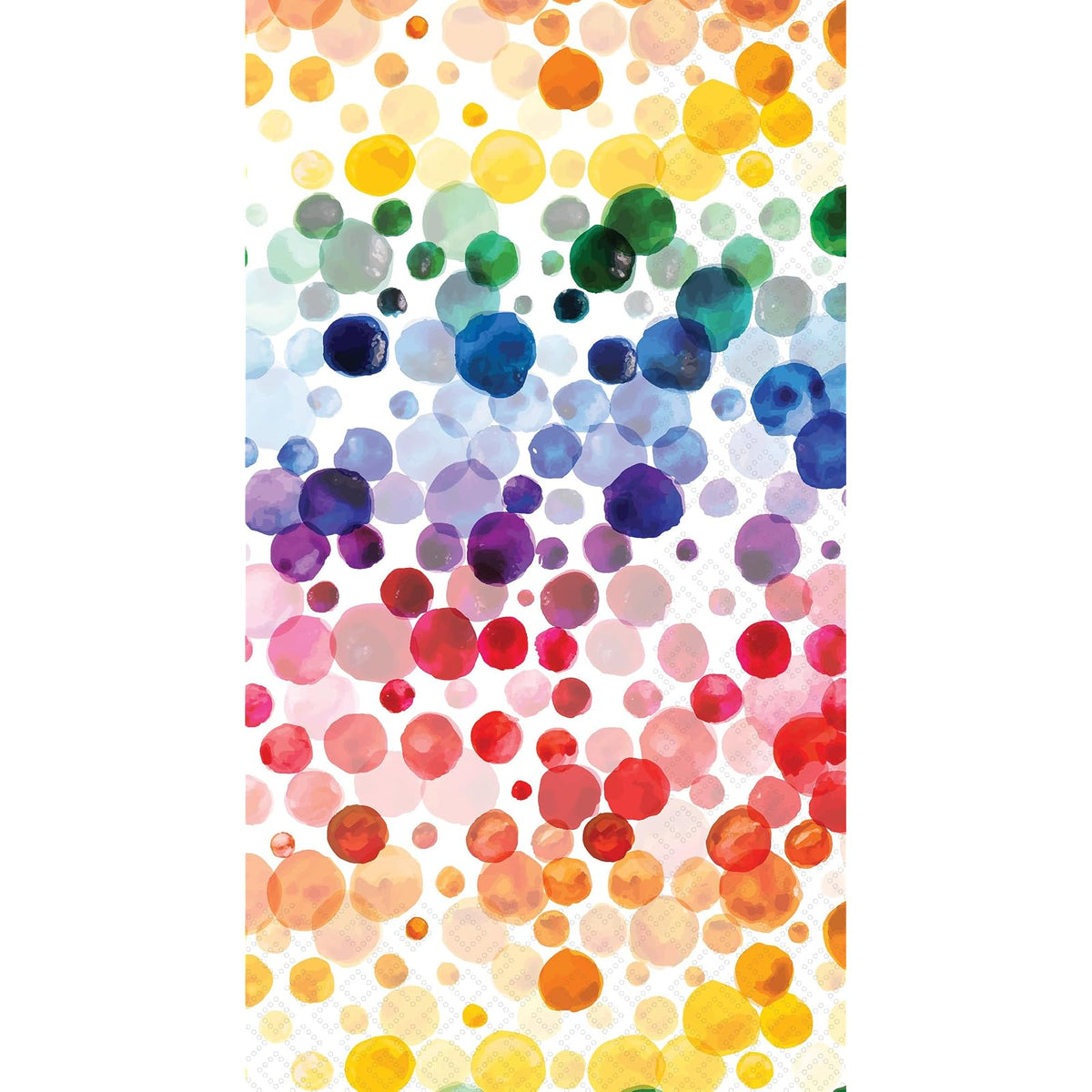 ihr SINCE 1977 Disposable Napkin, 8.5" x 4.5", Rainbow