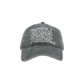 Pavilion Gift Company Hat, Gray & White, Retired Legend - Adjustable Baseball Ca