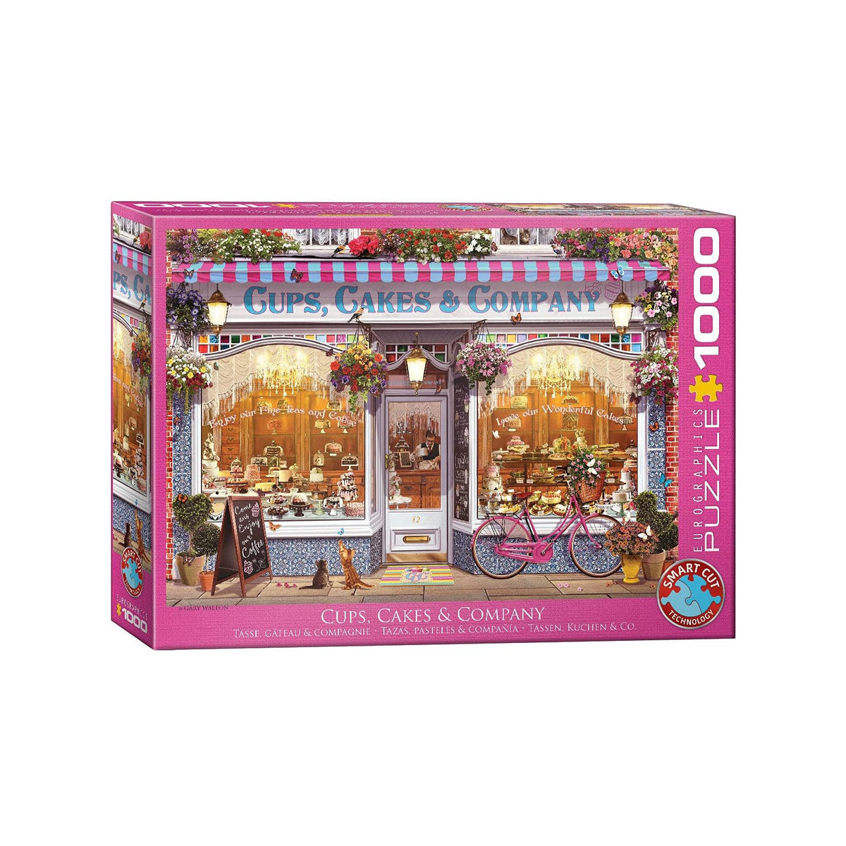 EuroGraphics Puzzles, 1000 pieces, Pink