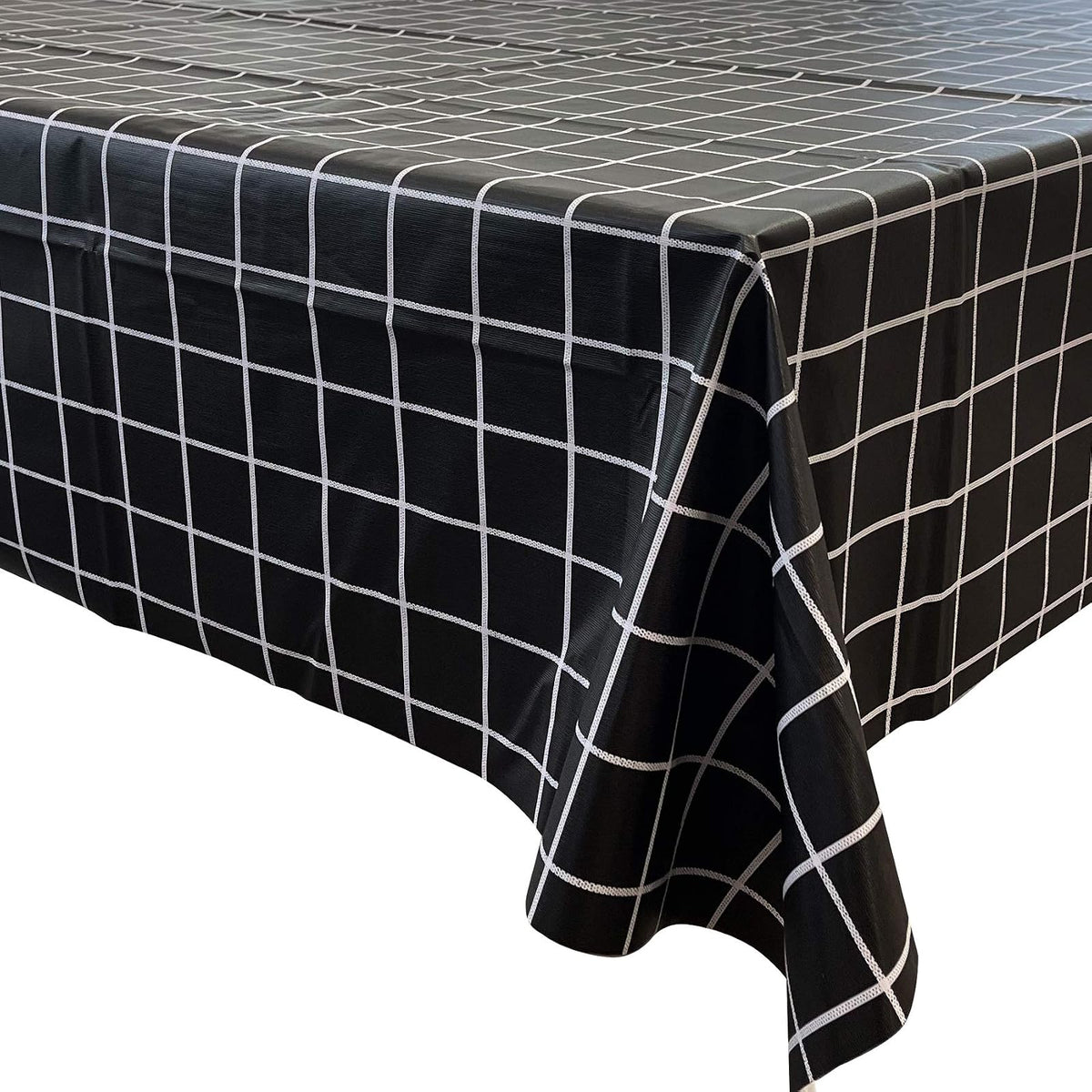 allgala Tablecloth, 120" x 54" (Rectangular), Black