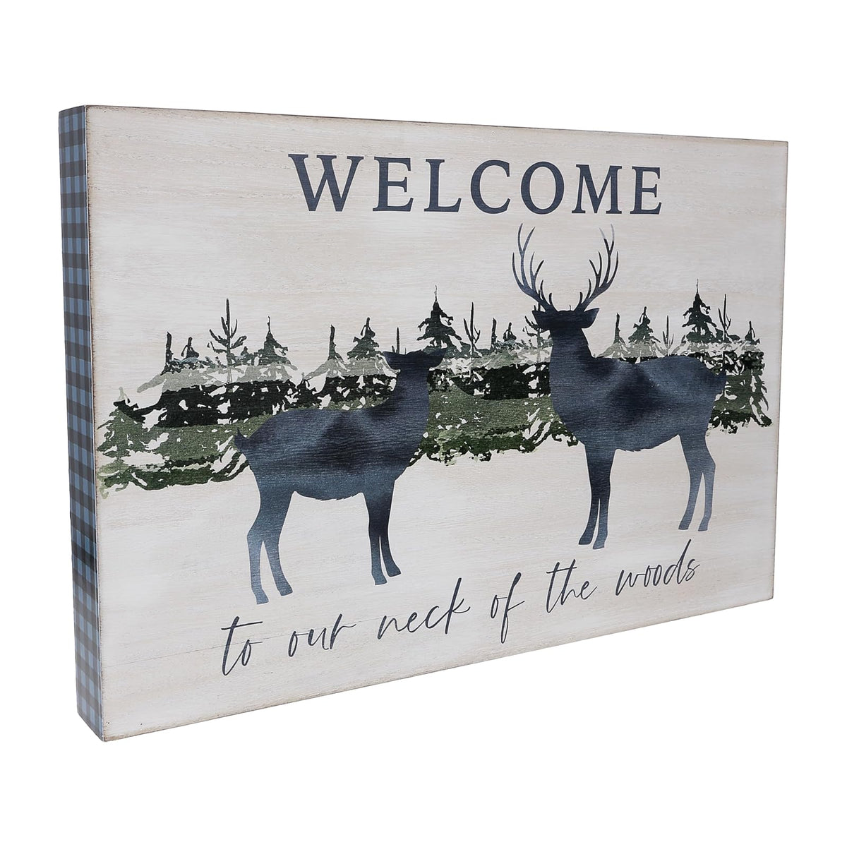 Pavilion Gift Company Wall Art, 15"L x 10"W, Blue, Green, Tan