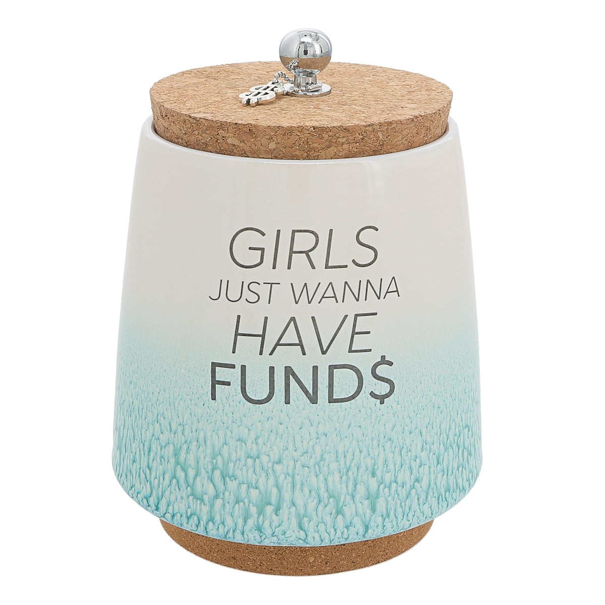 Pavilion Gift Company Money Bank, 6.5", Green, Beige, Brown