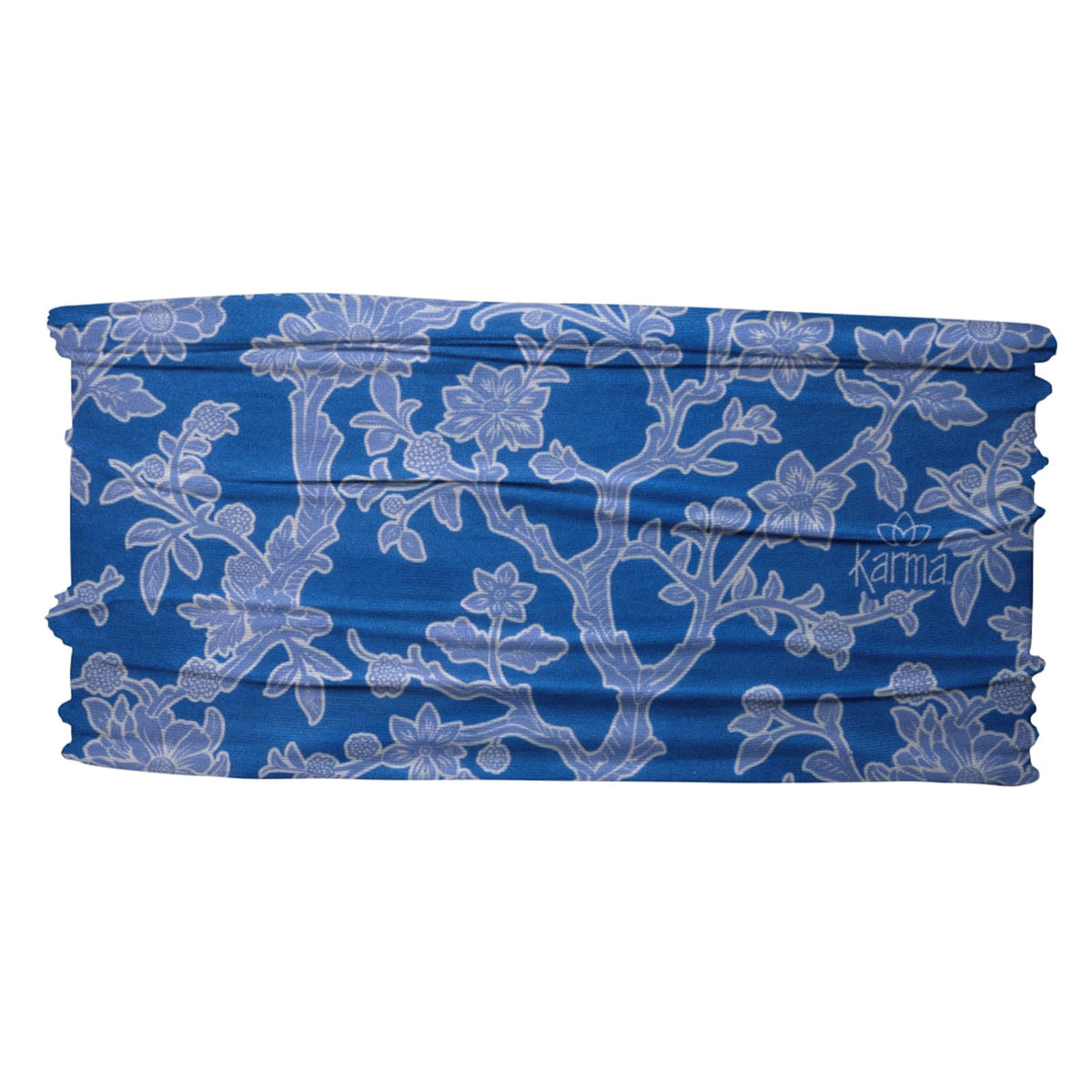 Karma Hairband, 1 Count (Pack of 1), Blue Floral