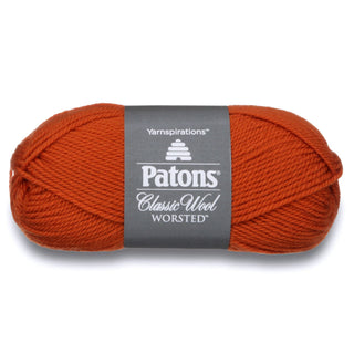 Patons Yarn, 3.5 oz, 194 yds, Pumpkin