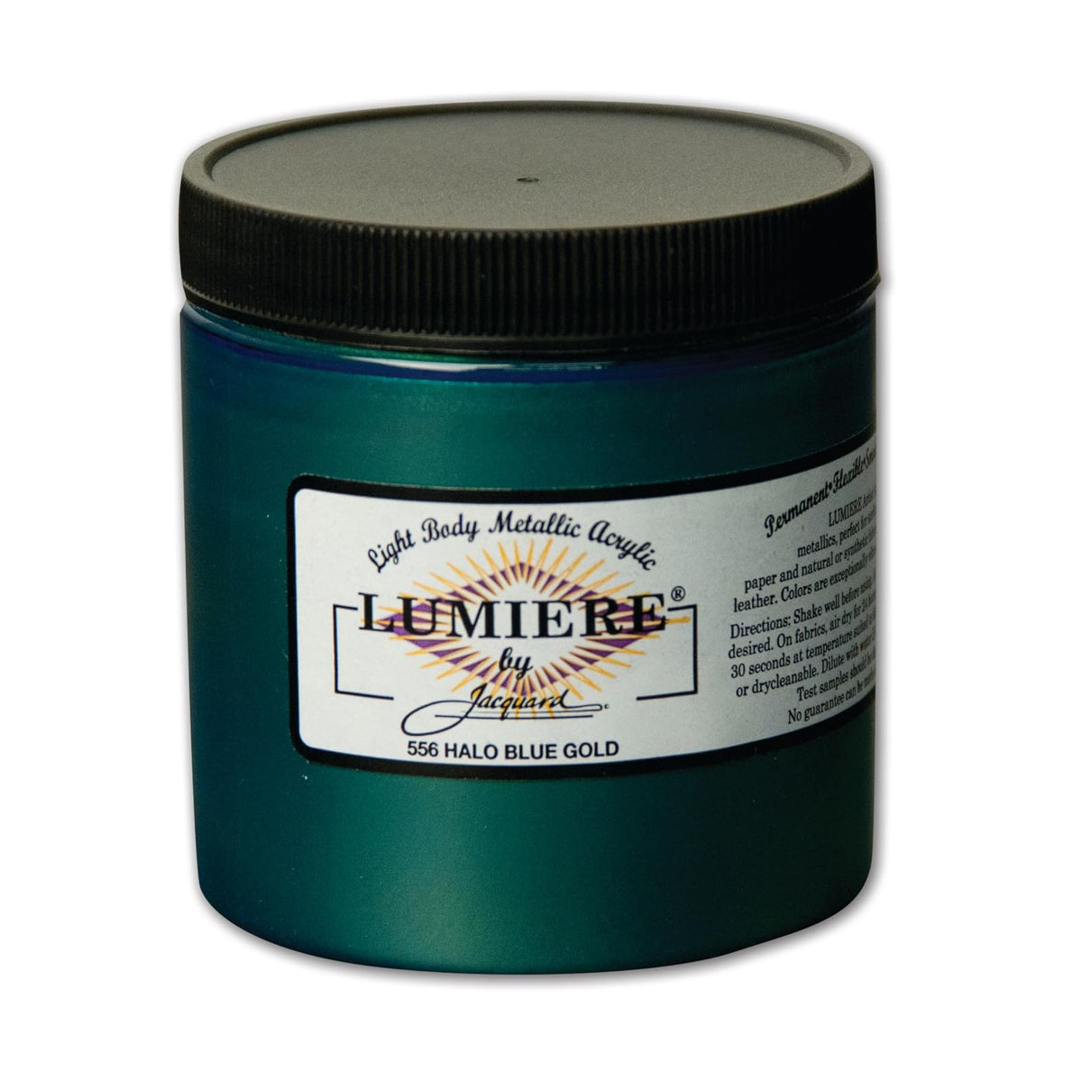 Jacquard Paint, 8 Fl Oz (Pack of 1), Halo Blue Gold