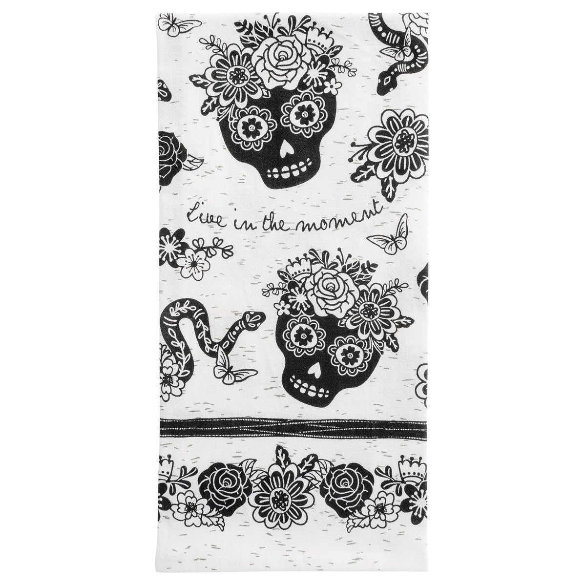 Karma Towel, 18" x 22", Sugar Skull