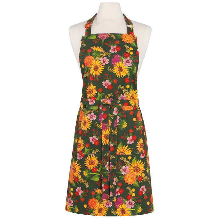 Now Designs Apron, W28 x L32in, Sunflower Splendor