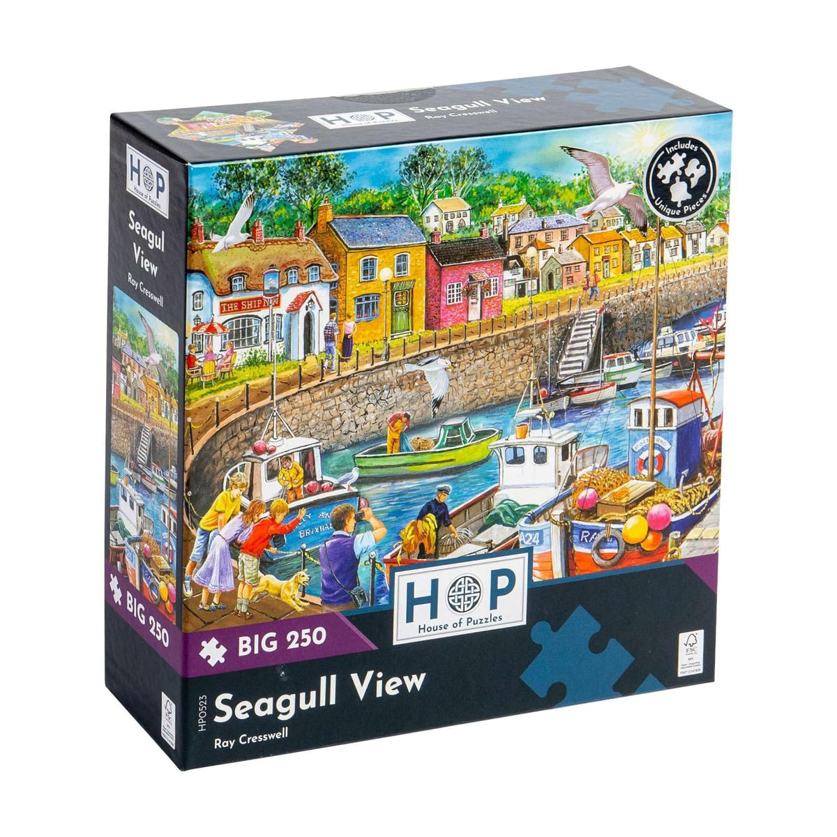 The House of Puzzles Puzzles, 250 pieces, Multicolor